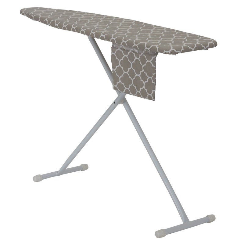 Household Essentials 80098 Ironing Board Cover | 100% Cotton | Gray Trellis - Image 2